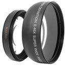Universal 55mm 0.45x Wide Angle + Macro Conversion Lens for DSLR Camera
