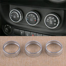 Auto Audio Air  Switch Ring Cover Trim Fit for Jeep Wrangler JK Compass