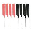 8x ABS Fine Weaving Highlighting Foiling Hair Combs Dyeing Comb Brush Tool