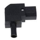 Durable IEC C13 right angle rewirable connector 3 pin female power plug socke Gn