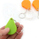 Portable Magnifying Glass Handheld Magnifier 10X Keychain Jewelry Reading ToolME