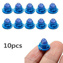 10* T4.7 T5 Blue Neo Wedge LED Bulb Dash Climate Control Instrument Light Lamps