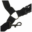Black Adjustable Tenor Baritone Sax Saxophone Harness Shoulder Strap