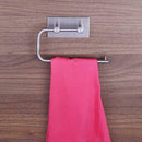 Self Adhesive Stainless Steel Toilet Paper Towel Holder Tissue Roll Hanger