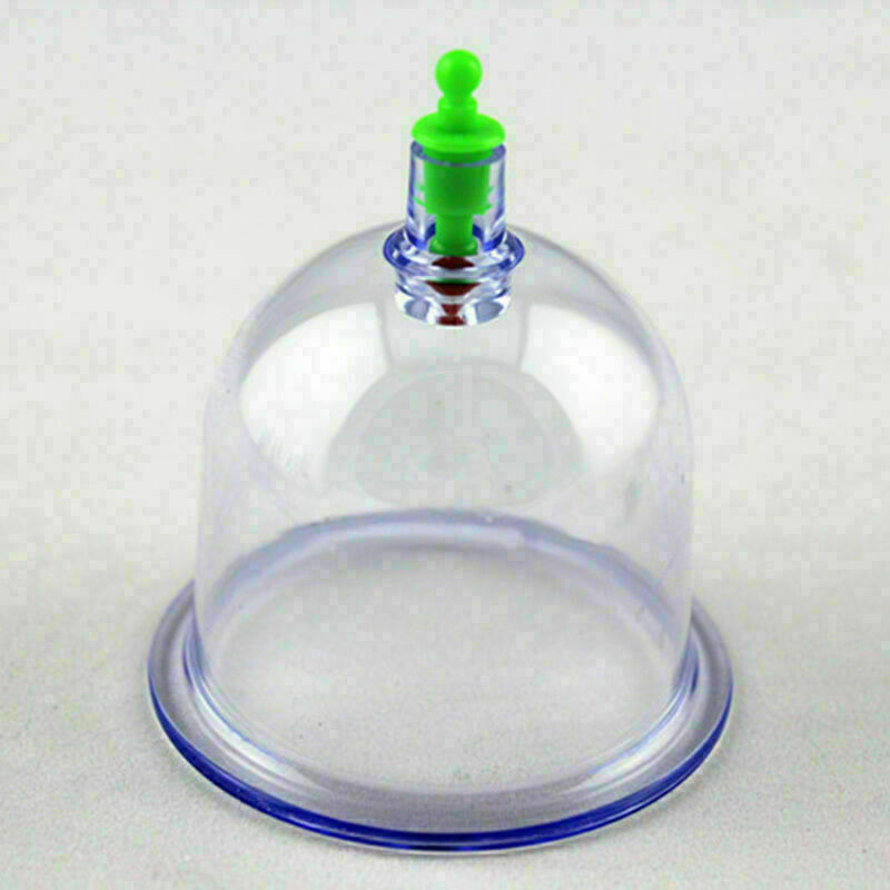 6Pcs Silicone Massage Vacuum Body Facial Cups Set Anti Cupping Cellulite ! U8M3