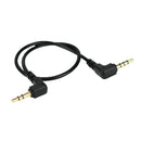 3.5mm TRRS to TRS Audio Cable Connector Wire 28cm/0.91ft for Mobile Phones