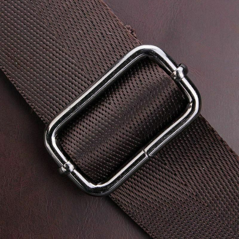 Men Leather Messenger Briefcase Laptop Shoulder Crossbody Bag Business Hand X5W4