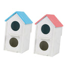 2X 2 Layer Bird Breeding Box Bird House Outdoor Garden Decor Pet Birdhouse for