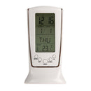 Calendar Thermometer Backlight LED Screen Digital Alarm Clock Desktop Clock
