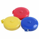 3pcs Retractable Tape Measure 150cm Rule Tailor Sewing Tape Ruler Red & Yel K5N6