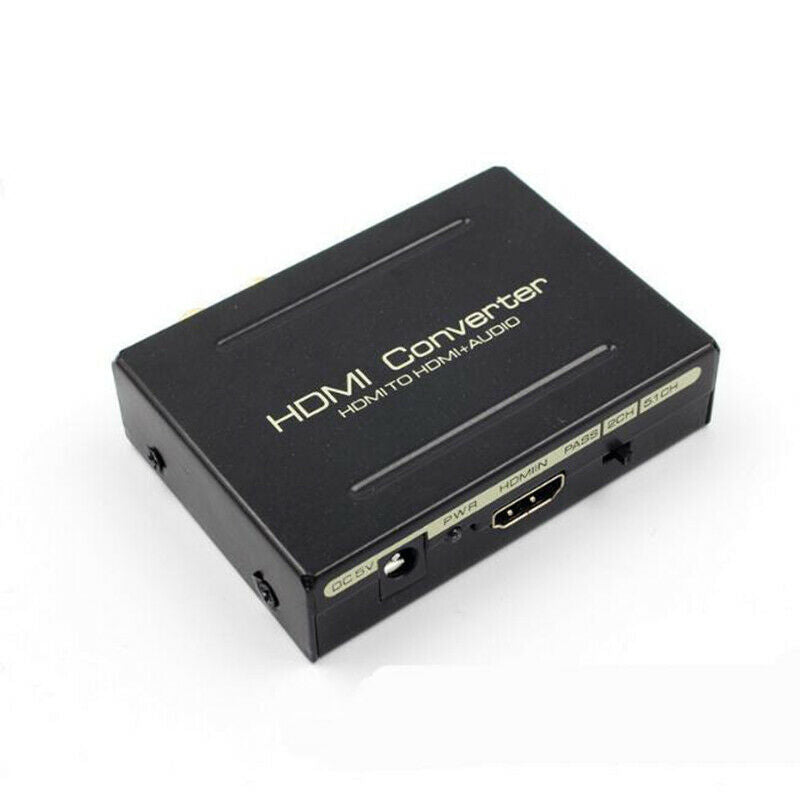1080P Audio Extractor Converter Splitter HDMI To HDMI & Optical SPDIF + RCA  Bj