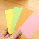 100 memory cards Blank DIY graffiti word cards net Small memo pad blocks Me