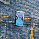 Creative Petal Brooch Bottle Pin Badges Backpack Jacket Decor Jewelry Gift