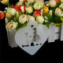 Lovely Wedding Decoration Cake Stencil Couple Lover Cookie Stencils Cake Tool Z