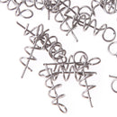100pcs Soft Bait Lure Spring Lock Pin Crank Hook Connect Fixed Latch Fish