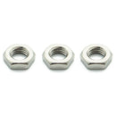 M2.5 Thread Hex Nuts 304 Stainless Steel Fastener DIN934 100pcs R6C4