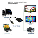 Premium USB 3.0 to VGA Adapter Converter, Full HD External Video Card Multi K2B9