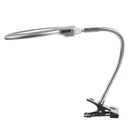 2.5X 107MM 5X 24MM LED Illuminating Magnifier Metal Hose Magnifying Glass D O6P8