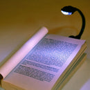 Mini Flexible Clip-On Bright Book Light Laptop LED Book Reading Light Lamp Black