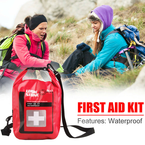 Outdoor First Aid Kit Bag Waterproof Medical Emergency Pouch Adventure Survival