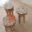 10Pcs Wood Dowel Rod - Wooden Dowels - 17mm Thin Wooden Dowels for Crafts - Wood