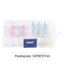 50pcs Heat Shrinkable Middle Tube Waterproof Solder Ring Cable Connectors A