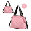 Shoulder Messenger Handbags Women Large Capacity Totes Crossbody Bag (Pink)
