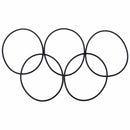125 mm x 3.5 mm rubber seal O-rings gaskets black U4O3