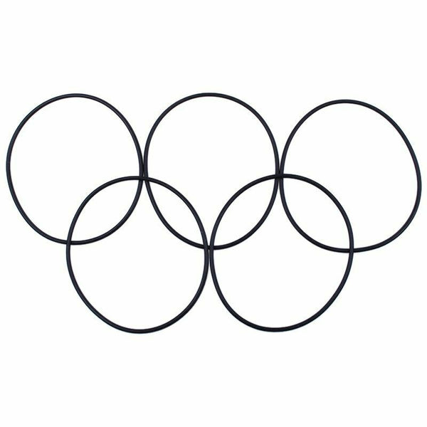 125 mm x 3.5 mm rubber seal O-rings gaskets black U4O3