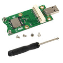 Mini PCI-E to USB Adapter Card With SIM Memory card Slot for 4G/3G modules
