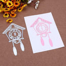 Birthday Clock Metal Cutting Dies Stencils DIY Scrapbooking Embossing Craft