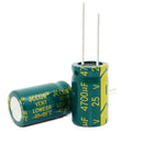 10PC 25V 4700UF Low ESR Impedance High Frequency Aluminum Electrolytic Capacitor