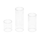 Guitar Glass Transparent Guitar Bottleneck Finger Slides for Guitar Parts