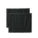 2PCS Black Car Side Window Sunshade Visor Curtain Filter Sunlight Auto Protector