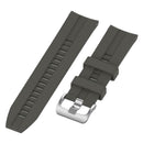 22mm Silicone Wrist Strap Band w/Buckle for Amazfit GTR 47mm (Dark Grey)