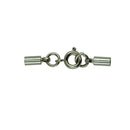 24 Sets Cord Crimp End Caps for Necklace Bracelet Ropes Cord Connector DIY