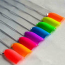 6Pcs/Set Luminous Fluorescent Powder Glow In The Dark Nail Art Decor For Wo Y7T9