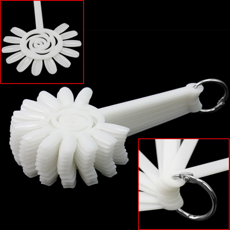 New 120 Tips Nail Art Design Wheel Flower Shape Board Practice Display Fan