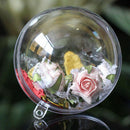 10pcs Clear Fillable Candy Box Christmas Bauble Xmas Tree Ball Ornament Decor TE