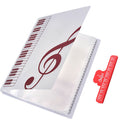 Standard Sheet Music Folder Paper Files Documents Storage Folder A4 Size, with