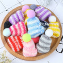10Pcs Color Cute Knitting Mini Hats DIY Craft Supplie Headwear Toys Decortion TO
