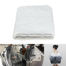 100 Pieces Disposable Plastic Hair Cutting Cape Salon Gowns Salon Capes Apron