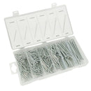 555pcs Cotter Pin Assortment Kit Case Steel Clip Key Large Pro Shop Set