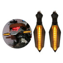 2x Motorcycle Motorbike Turn Signal Lights Indicators Amber Flowing Lamp 12V