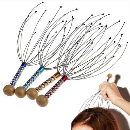 5PCS Head Scalp Neck Stress Relax Massage Claw Massager Anxiety Tension Relax