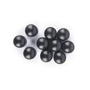 100pcs Black Plastic Dust valve caps bike car wheel tyre air valve stem caps ME