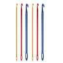6Pcs 2.75/4/6mm Crochet Hook Aluminum Tunisian/Afghan Knitting Needles DIY