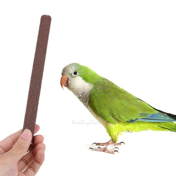 Colorful Pet Bird Bite Chew Toys Paw Grinding Stand Perches Cage Parrot Budgie