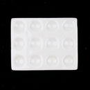 Porcelain Spot Plates Reaction Plate Lab Reusable, 12 Well