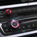 AC Climate Control and Radio Volume Knob Ring Covers for BMW 1 2 3 3GT 4 Se R5J6